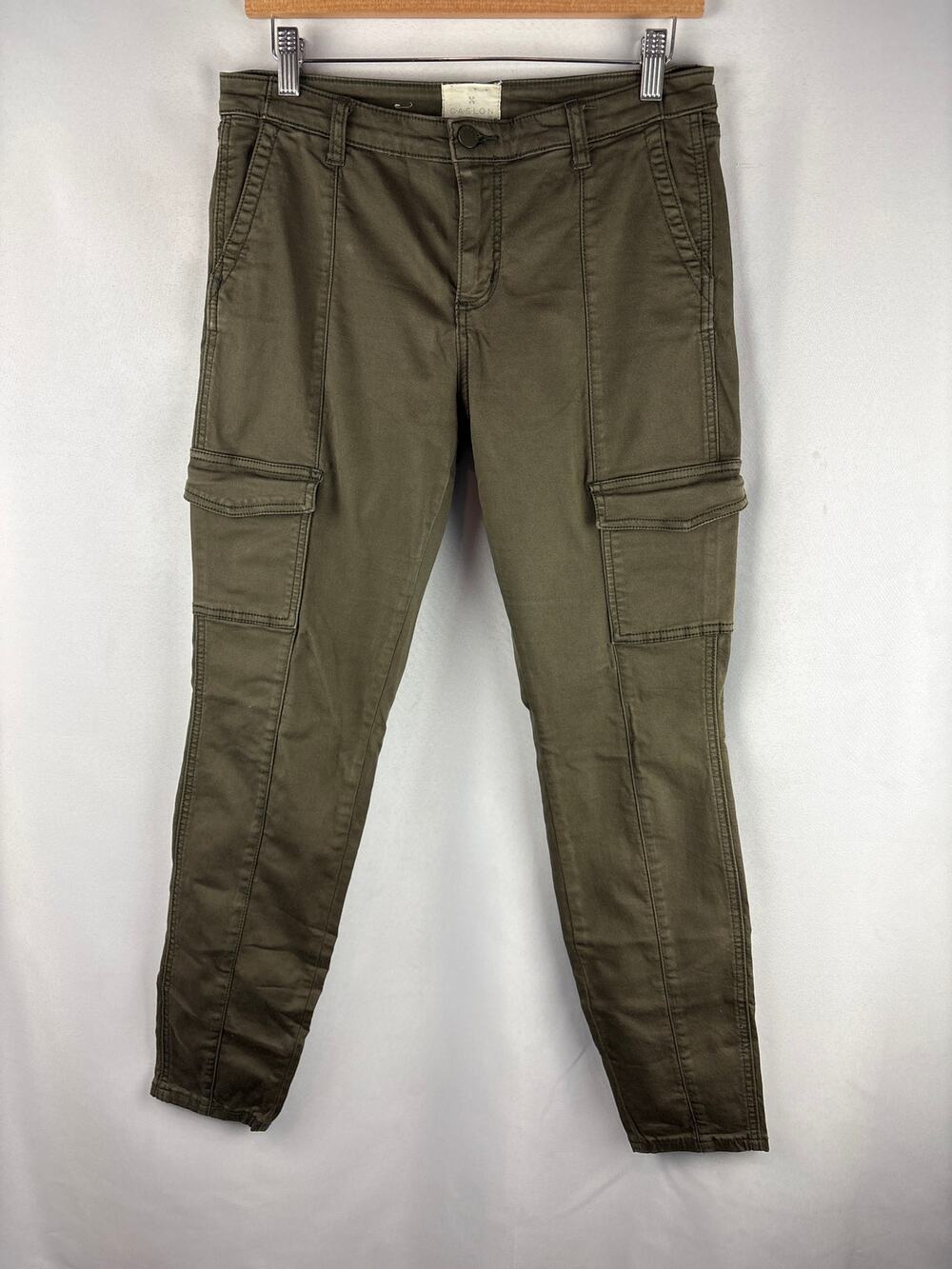 Women’s Caslon Size 28 Dark Olive Green Cargo Skinny Jeans
